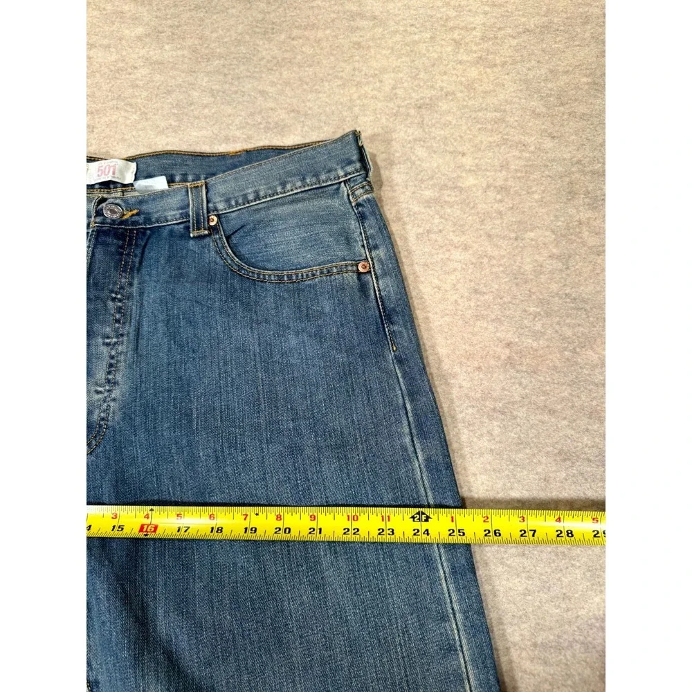 VTG Levis 501‎ Original Fit Jeans Mens 38x30 Blue Denim Button Fly Straight Leg